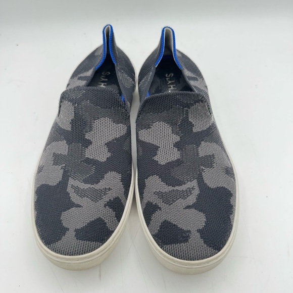 Rothy's Black and Gray Camouflage Slip-On Loafers - Picture 2 of 7